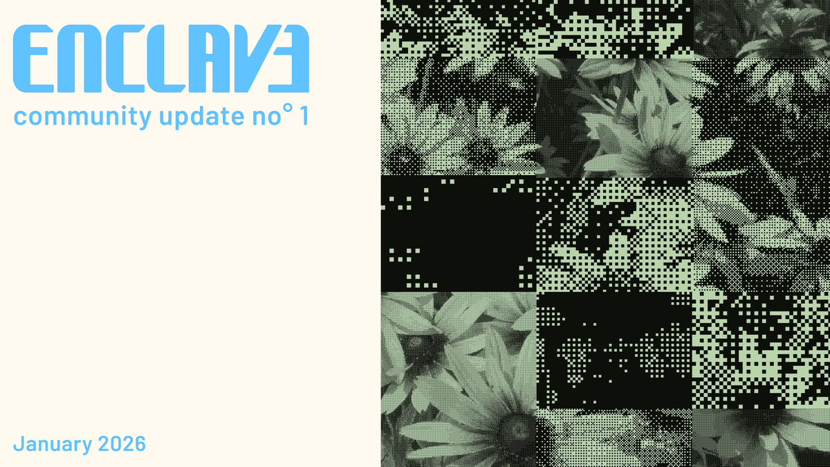Enclave Community Update no°1